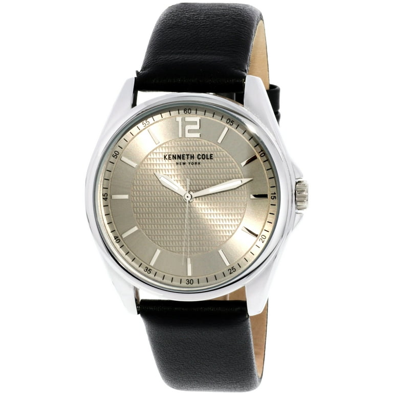 Kenneth Cole Men s Dress watch 10031396 Silver Stainless Steel Plated Quartz
