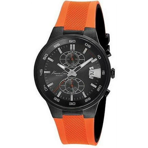 Kenneth Cole Men's KC4889 Black Analog Watch With Black Dial