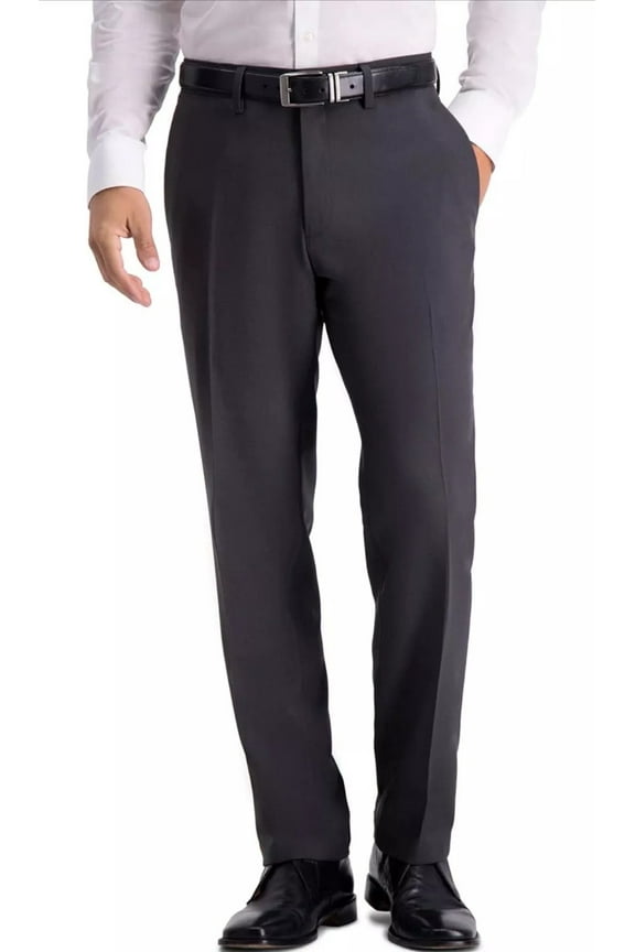 Men's Modern Fit Techni-Cole Suit Separate Pants, Dark Gray 40x32