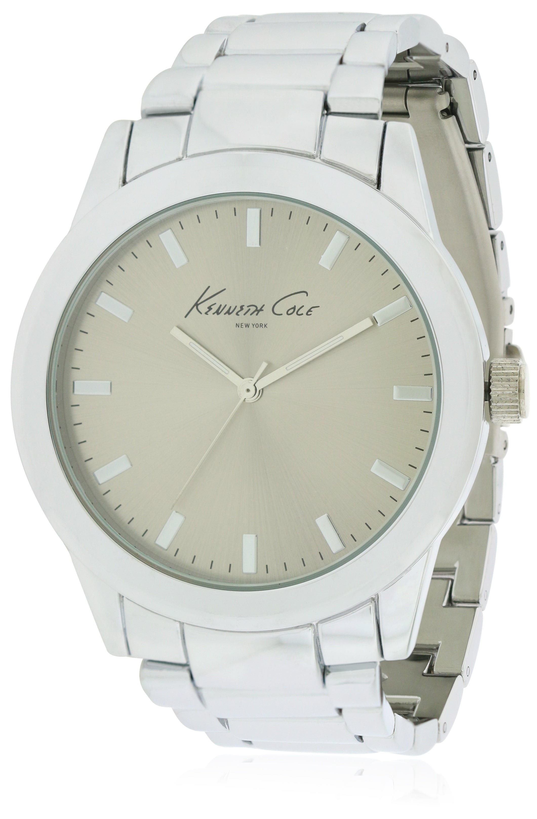 Kenneth Cole New York
 Transparency 45MM Stainless Steel & Leather Strap Watch main image 0