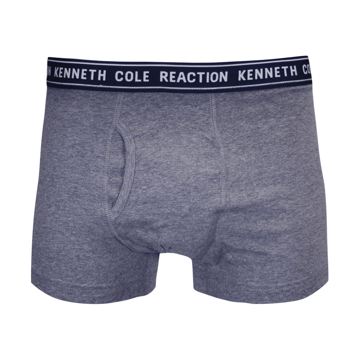 Kenneth Cole Men's Reaction 1 Pack Navy Band Dark HTH Grey Boxer Brief ...