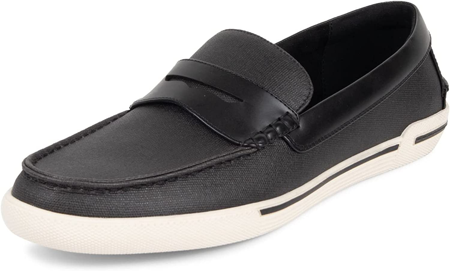 Anchor Nautical Print Pattern Black Sneaker Shoes For Men Women main image 1