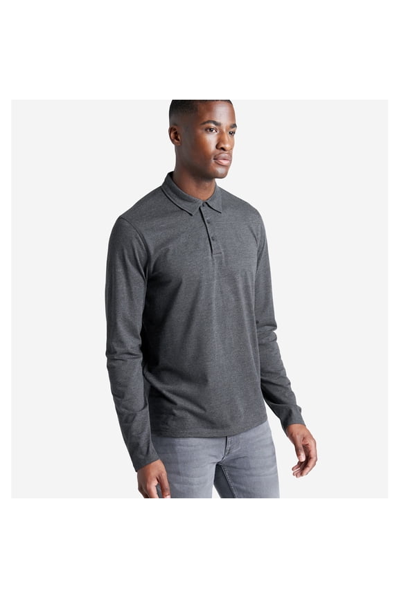 Mens Performance Polo Shirt, Black, Small