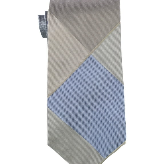 Kenneth Cole Mens Color Blocks Self-tied Necktie, Multicoloured, One Size