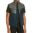 thumbnail image 1 of Kenneth Cole Mens Colorblock Puffer Vest, Blue, X-Large, 1 of 2