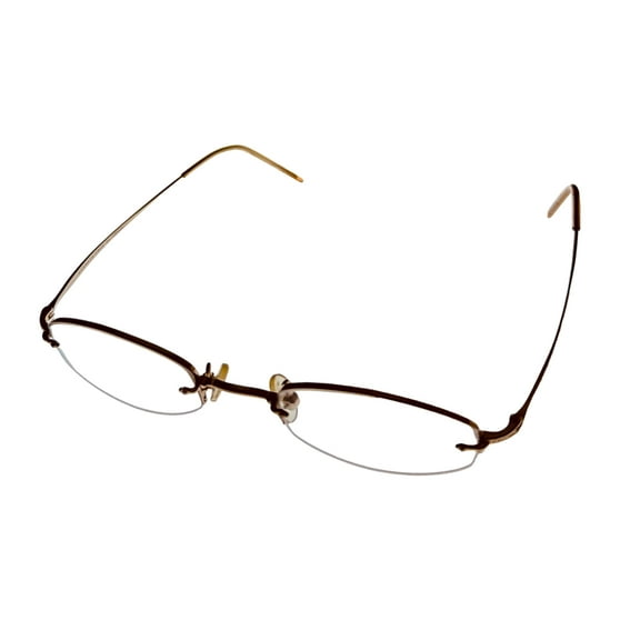 Kenneth Cole Mens Eyeglass Frame Rimless Gold Oval Metal KC532 100. 45mm