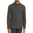 thumbnail image 1 of Kenneth Cole Mens Flannel Button Up Shirt, Black, Small, 1 of 4