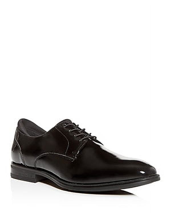 Kenneth Cole Mens Futurepod Plain-Toe Patent Leather Oxfords  display picture 1