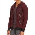 thumbnail image 1 of Kenneth Cole Mens Logo Hoodie Sweatshirt, Red, XX-Large, 1 of 2