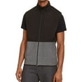 thumbnail image 1 of Kenneth Cole Mens Mesh-Layer Sweater Vest, Black, Small, 1 of 2