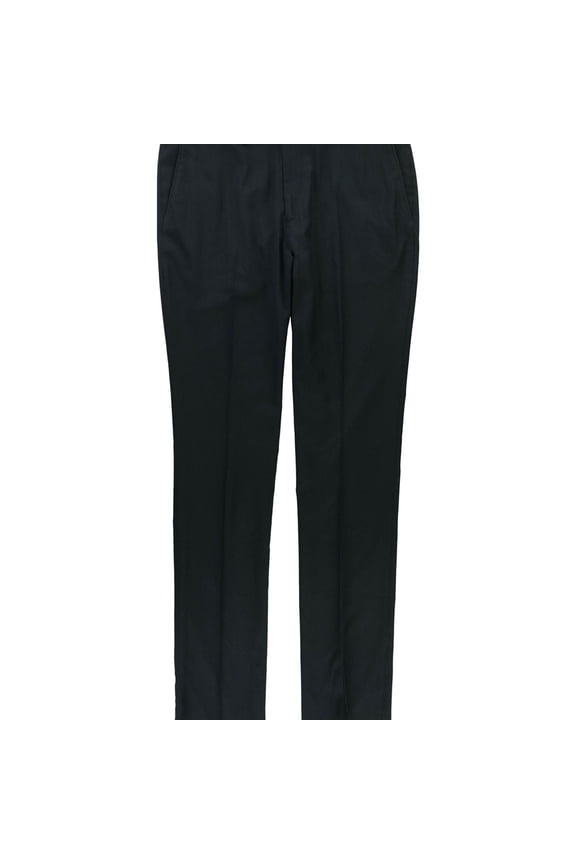 Mens Patterned Dress Pants Slacks, Blue, 37W x UnfinishedL