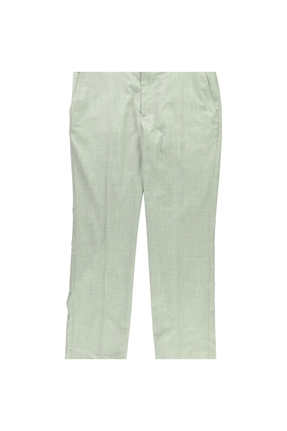 Mens Patterned Dress Pants Slacks, Grey, 35W x 32L