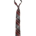 thumbnail image 1 of Kenneth Cole Mens Plaid Pre-tied Neck Tie, Red, One Size, 1 of 1