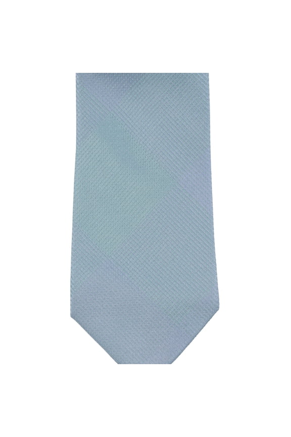 Mens Silk Self-tied Necktie, Blue, One Size