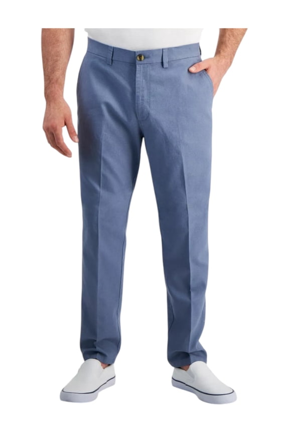 Mens Slim fit Dress Pants 30 / 32 Powder Blue Solid Stretch