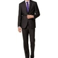 thumbnail image 1 of Kenneth Cole Mens Slim fit plaid Two Button Formal Suit, Grey, 40 Regular / 33W x 36L, 1 of 1