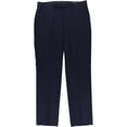 thumbnail image 1 of Kenneth Cole Mens Stiped Dress Pants Slacks, Blue, 37W x 32L, 1 of 1