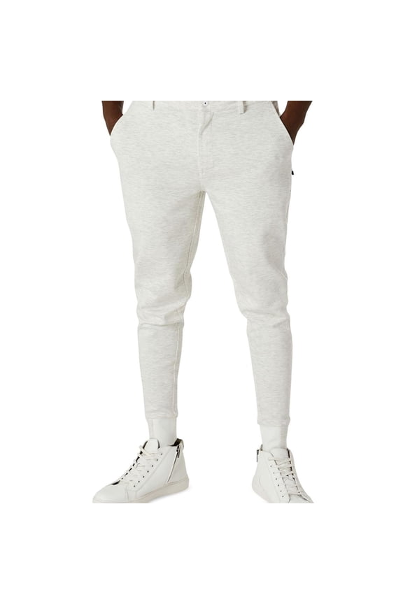 Mens Stretch Casual Jogger Pants, Grey, Medium