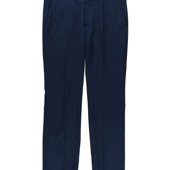 Kenneth Cole Mens Stretch Dress Pants Slacks, Blue, 31W x 32L