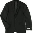 thumbnail image 1 of Kenneth Cole Mens Stripe Two Button Blazer Jacket, Black, 36 Short, 1 of 2