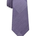 thumbnail image 1 of Kenneth Cole Mens Updated Glen Self-tied Necktie, Purple, One Size, 1 of 1