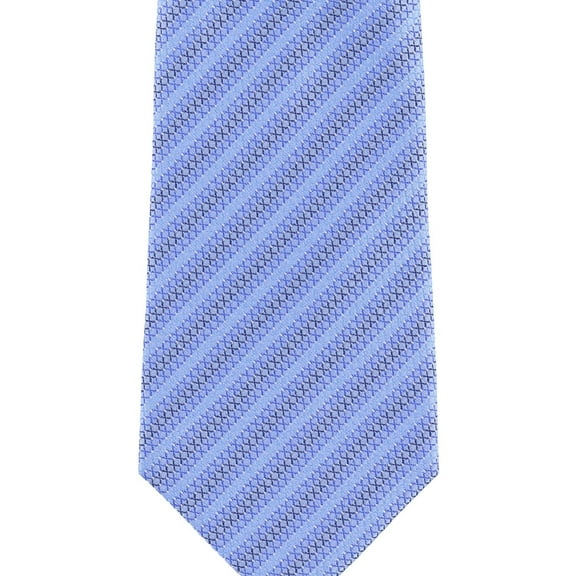 Kenneth Cole Mens X Marks The Spot Self-tied Necktie, Blue, One Size
