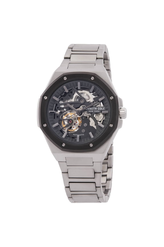 New York Automatic Skeleton Octagonal Men's Watch KCWGY0058903