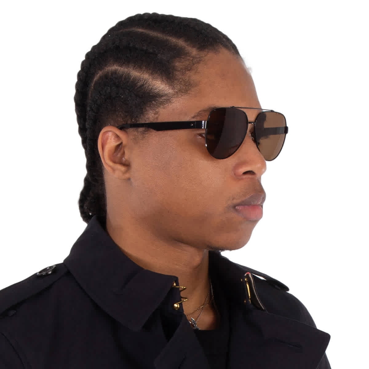 Kenneth Cole New York Brown Navigator Men's Sunglasses KC00034 01E