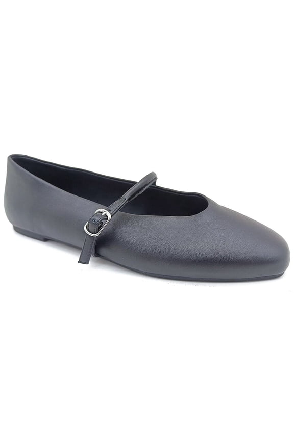 New York Magnolia Leather Flat, 10