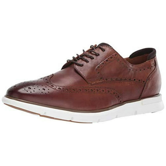 Kenneth Cole New York Men's Dover Wingtip Oxford Dress Shoe, Cognac, 10.5