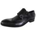 thumbnail image 1 of Kenneth Cole New York Mens Burning Oil LE Monk Strap Shoes, Black, US 11, 1 of 3