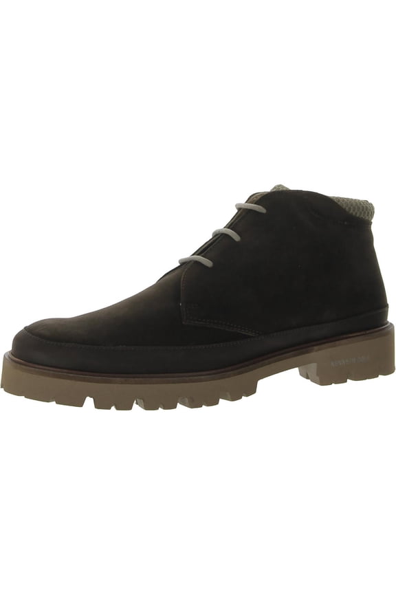 New York Mens Rhode Suede Lace-Up Chukka Boots