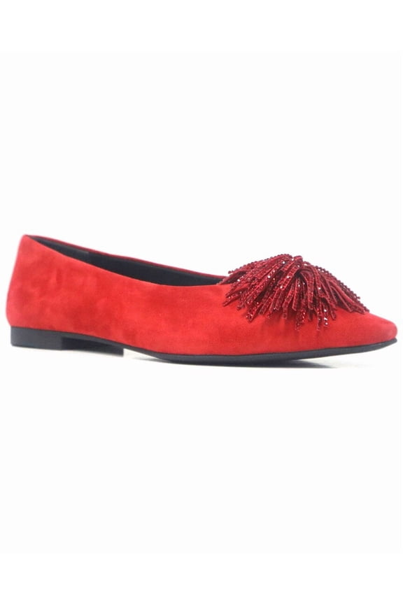 New York Natasha Suede Flat, 6