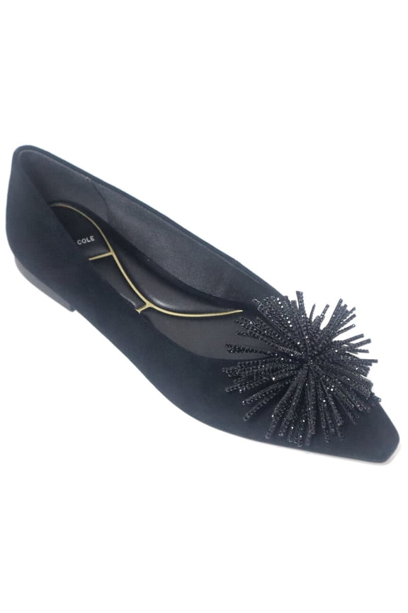 New York Natasha Suede Flat, 8.5