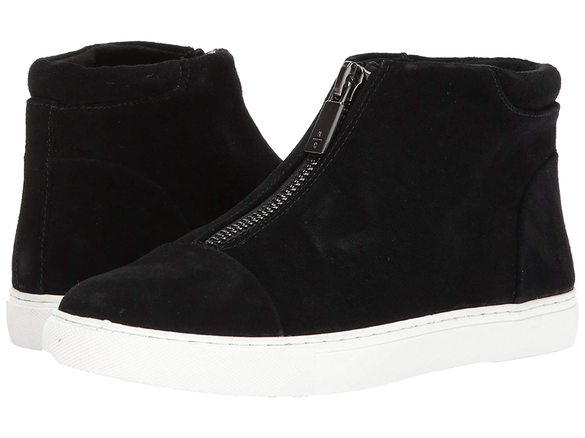 Kenneth Cole New York Womens 7 Kayla Low Top Zipper, Black  display picture 3