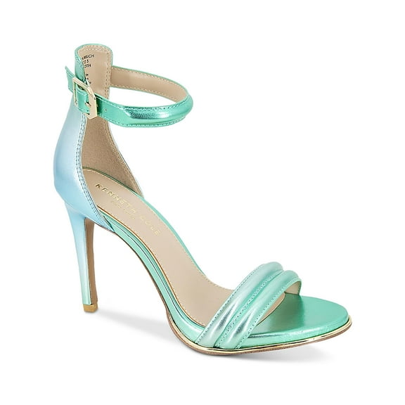 Kenneth Cole New York Womens Brooke Metallic Pumps Dress Sandals