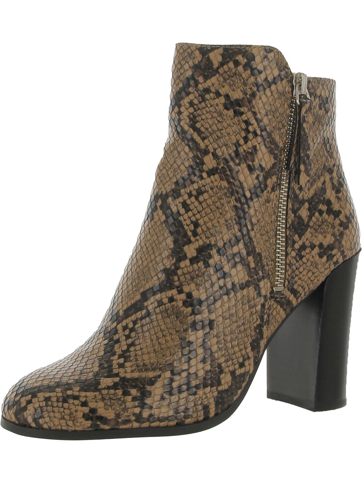 Vince Camuto Womens Eckanna Leather Ankle Booties Black 7.5 Medium B M Walmart