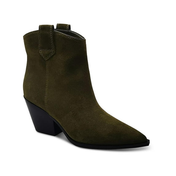 Kenneth Cole New York Womens Kara Suede Pointed Toe Ankle Boots