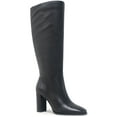 thumbnail image 1 of Kenneth Cole New York Womens LOWELL Leather Zipper Knee-High Boots, 1 of 1