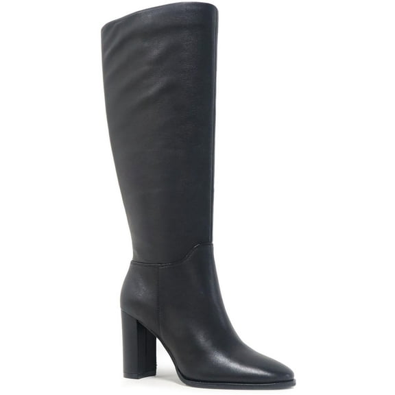 Kenneth Cole New York Womens LOWELL Leather Zipper Knee-High Boots