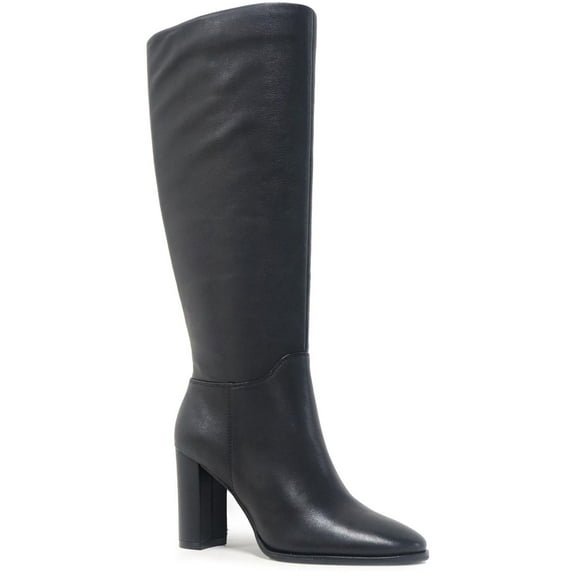Kenneth Cole New York Womens LOWELL Leather Zipper Knee-High Boots