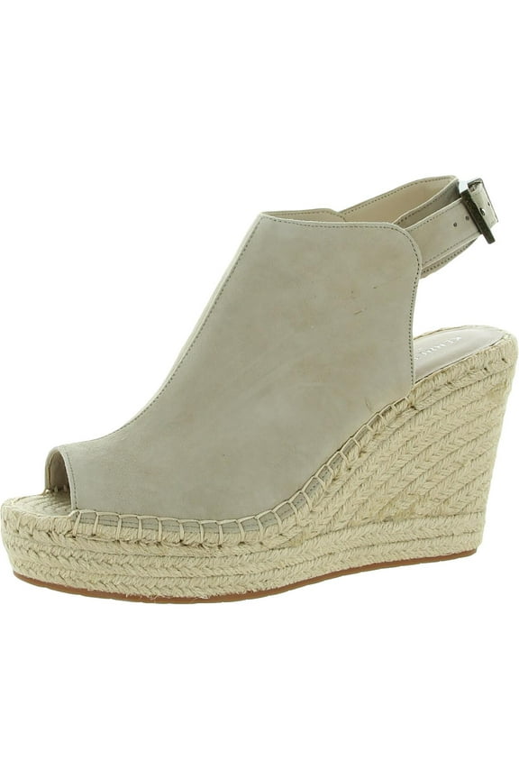 New York Womens Olivia Solid Wedge Sandals