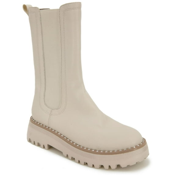 Kenneth Cole New York Womens Radell Mid Calf Embellished Chelsea Boots