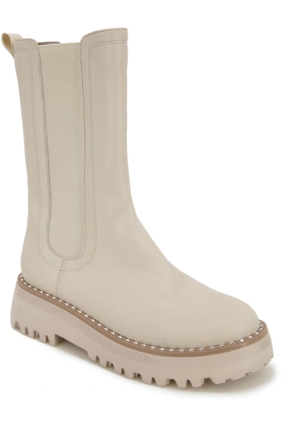 New York Womens Radell Mid Calf Embellished Chelsea Boots