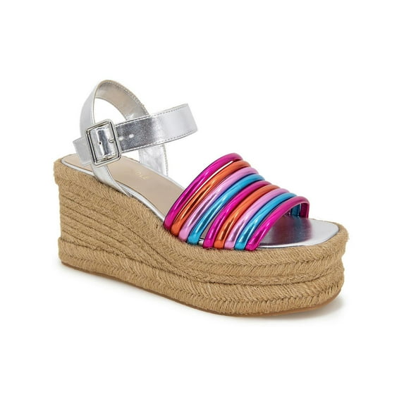 Kenneth Cole New York Womens SHELBY Casual Ankle strap Wedge Sandals