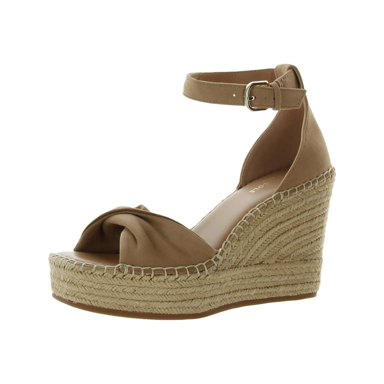 Kenneth Cole Women's Super Comfy Wedge Heels With Peep Toe & Buckle Detail