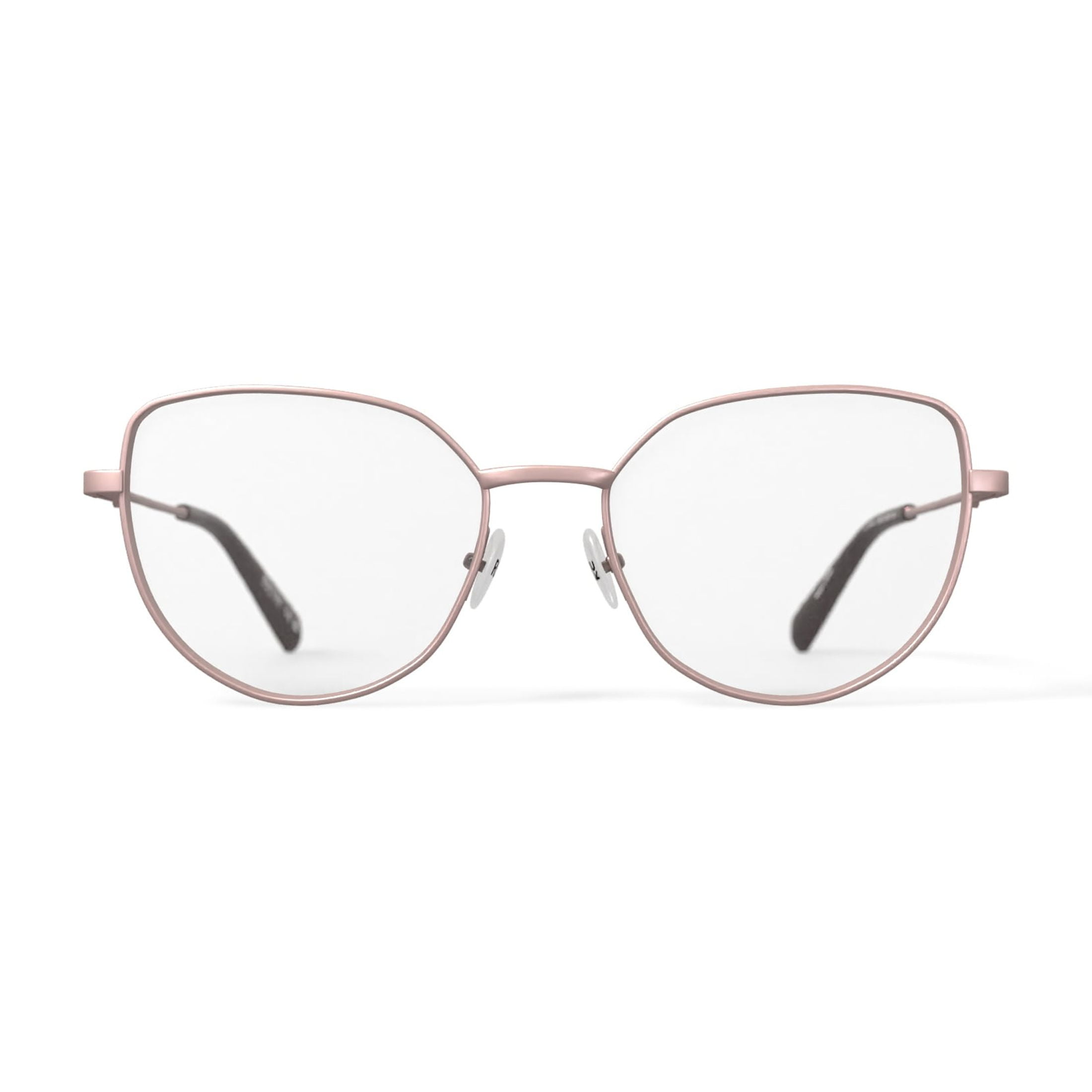 Kenneth Cole Women's KC50001-1 Cat Eye Prescription Eyeglasses with Case, Gold