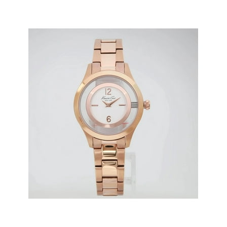 Pre-Owned Kenneth Cole Quartz Steel Transparent Ladies Watch KC9335