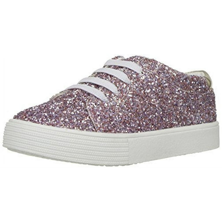Kenneth Cole REACTION Girls Kam Elastic t Slip On Champagne 8 M US Toddler