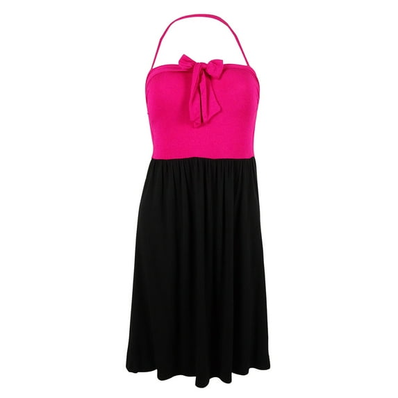 Kenneth Cole REACTION Women's Bandeau Dress Swim Cover-Up (M, Berry)